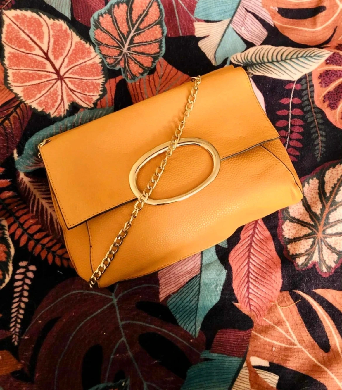 💛🌿Gele okergele bohemien chique schoudertas Crossbody-tas gouden oker🌿💛 – photo 17
